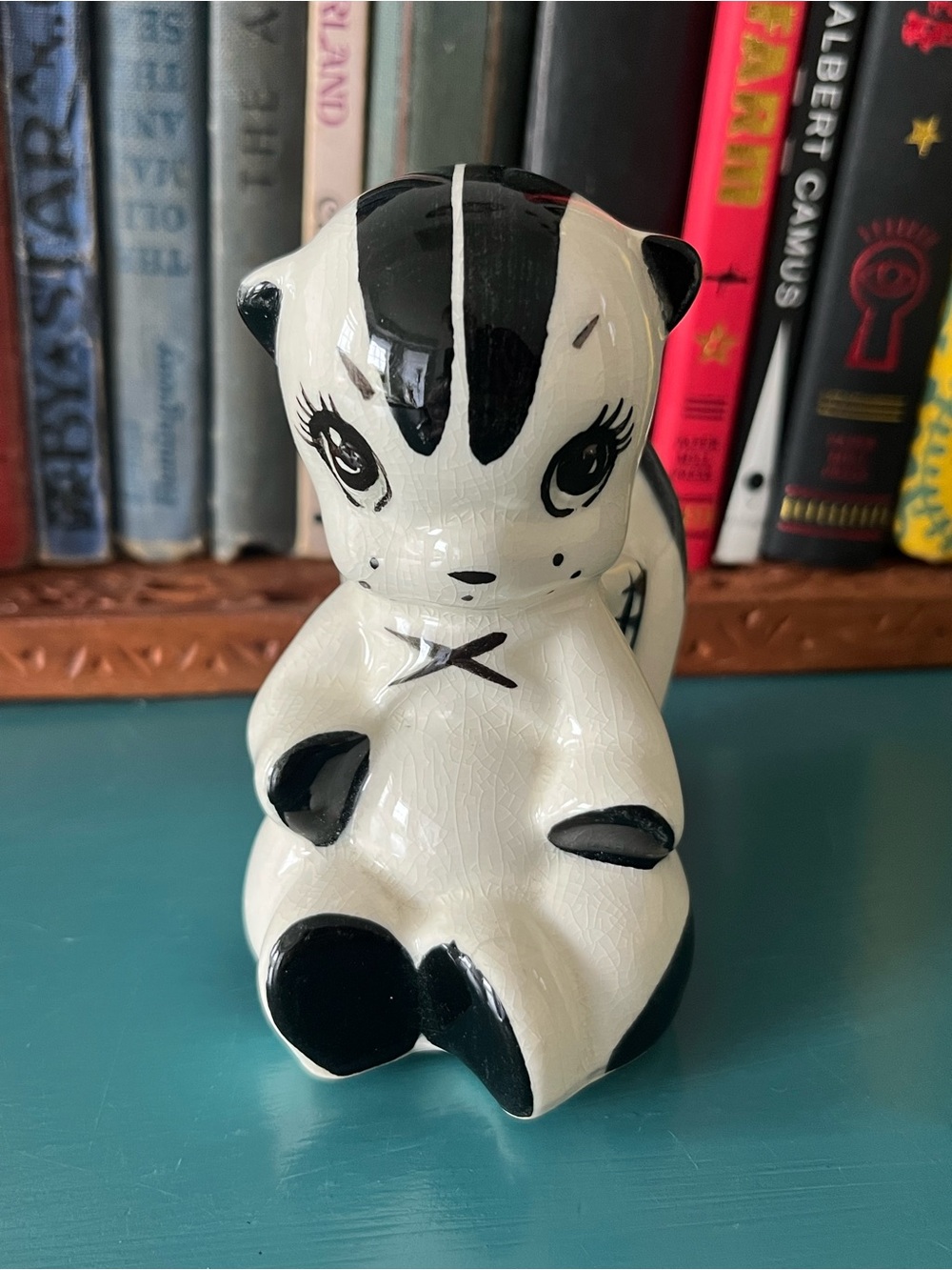 Vintage Japanese Ceramic Skunk